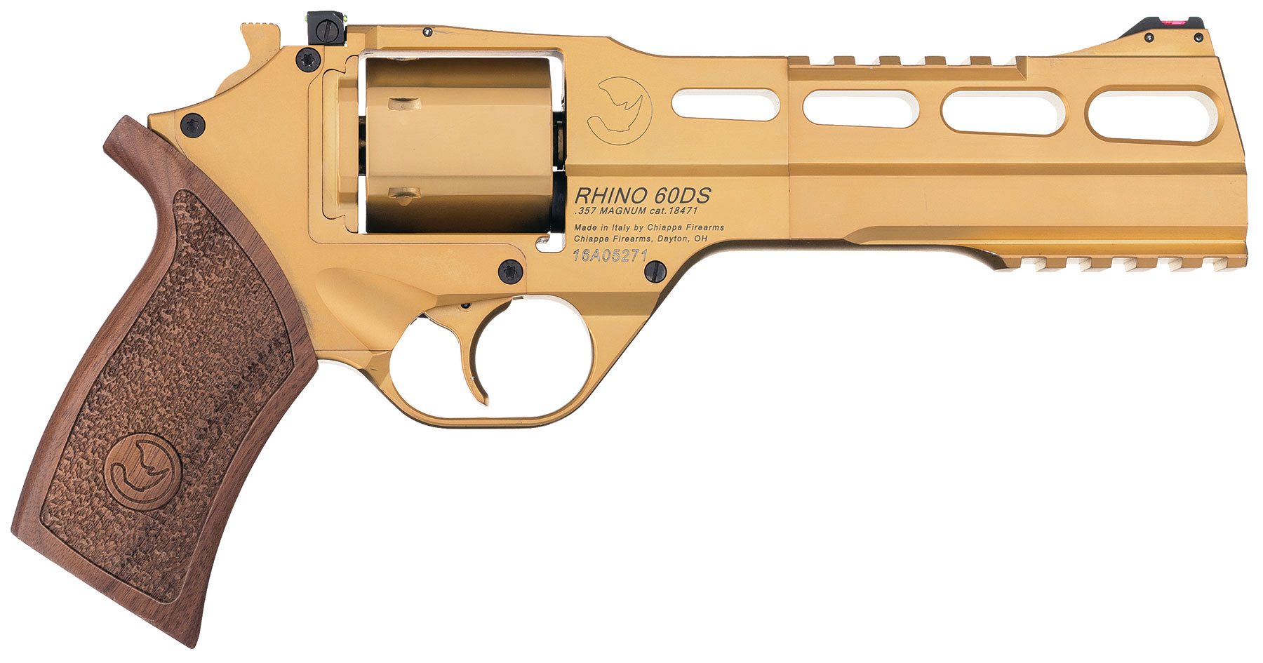 Chiappa Rhino 60DS GOLD CERAKOTE Cal. 357 Mag - Armfish